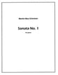 Sonata No. 1 piano sheet music cover